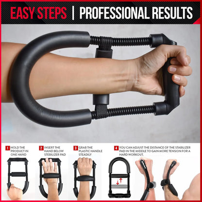 Unleash Your Strength with the Portable Men's Wrist Strengthener - Professional Forearm Training Tool for Home Fitness