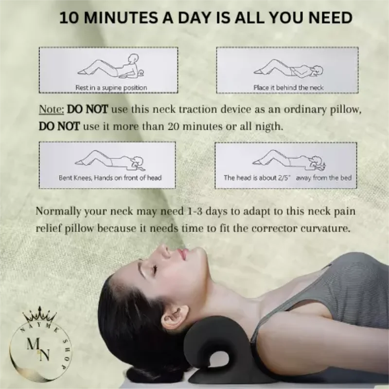 Ultimate Neck and Shoulder Relaxer - Advanced Cervical Chiropractic Traction Device for Pain Relief and Comfort