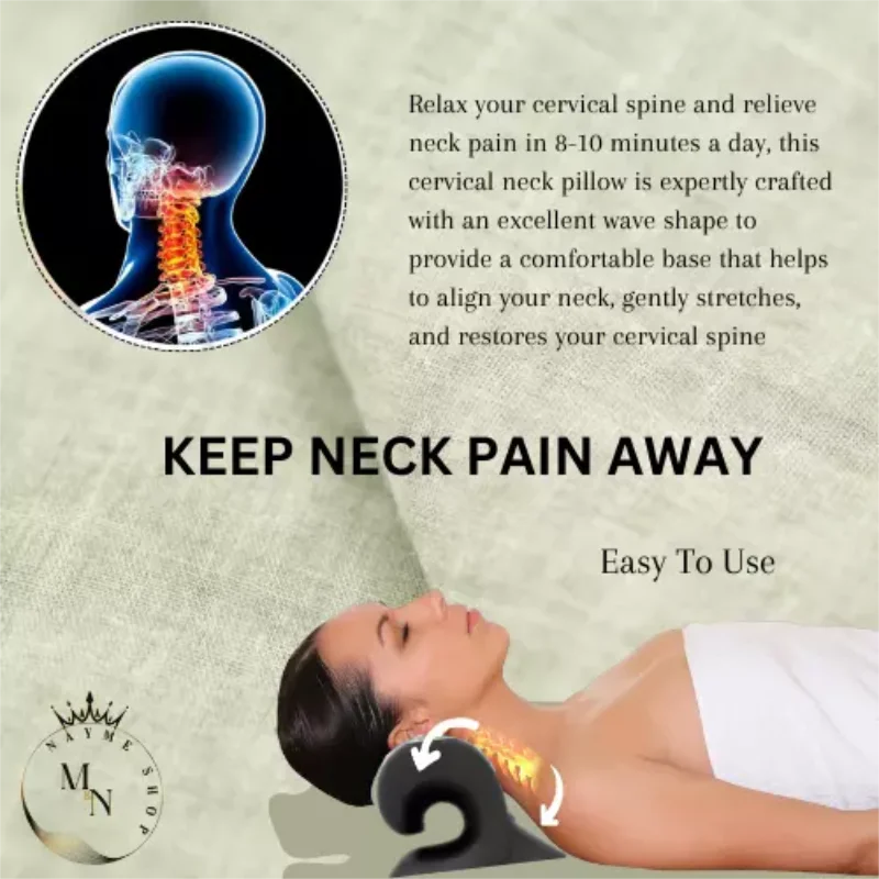 Ultimate Neck and Shoulder Relaxer - Advanced Cervical Chiropractic Traction Device for Pain Relief and Comfort